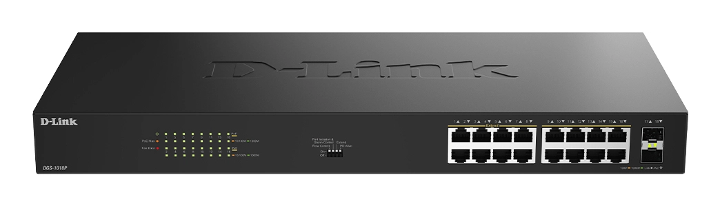D-Link DGS-1018P 18-ports