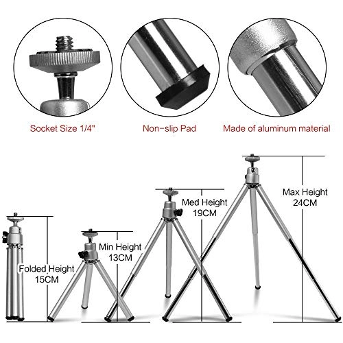 Ring Light LED - 6" Tripod 3 Light Modes
