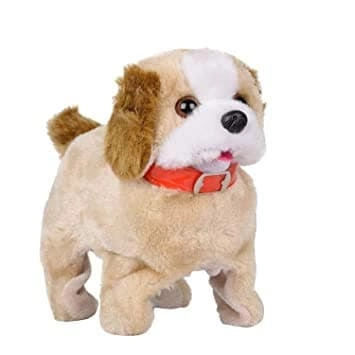 Toy Land UAE Barking Waging Tail Walking And Jumping Dog Puppy - Battery Operated Sound and Music Back Flip