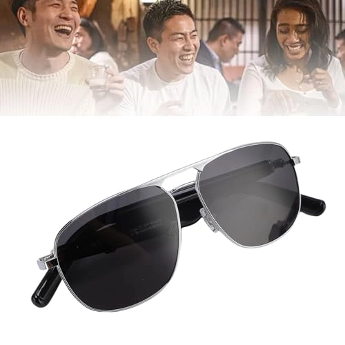 AI Translation Smart Glasses - Real Time Translation Microphone Speaker