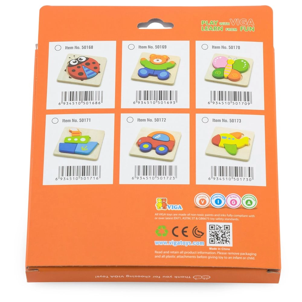 Butterfly Block Puzzle - 18 months+ 4 pieces