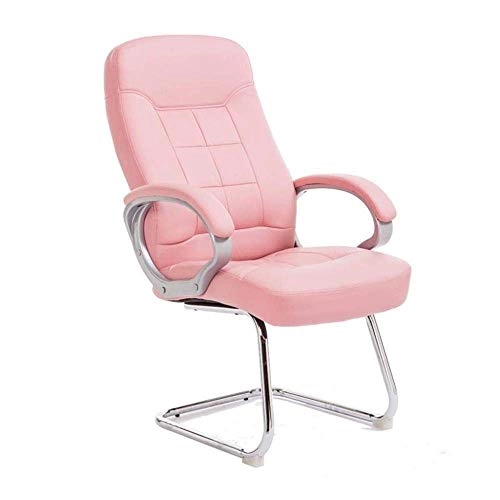 Desk Chair - PU Leather Brown High Back