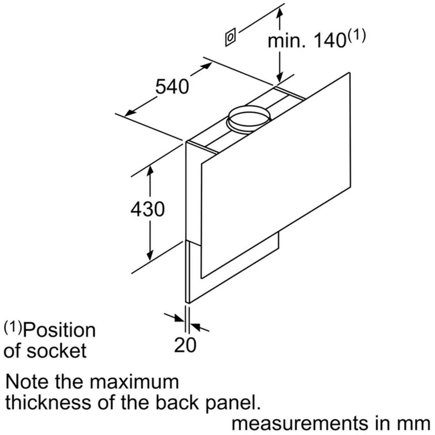 LC97BHM50B - 739 Cubic Meters Per Hour 90 cm