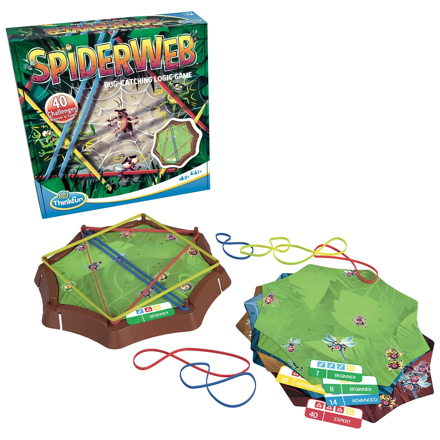 ThinkFun Spiderweb: A Bug Catching Logic Game