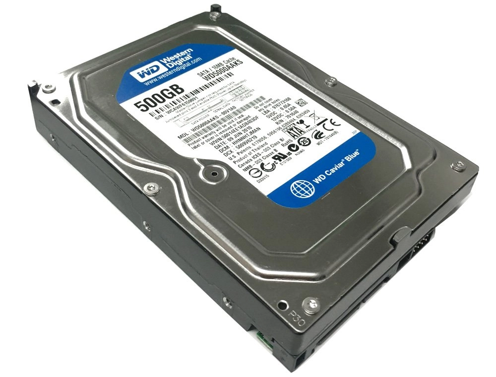 Western Digital (Refurbished) Caviar Blue 3.5" 7200rpm 16MB SATA 3.0Gb/s (WD5000AAKS/CR) - 500GB