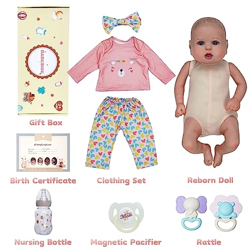 Reborn Baby Doll - 20 Inch Vinyl Girl Ages 3+