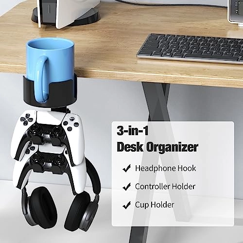 360° Rotating Game Controller Headset Stand - Xbox series Playstation PS5 PS4 Nintendo Switch Steam Controller