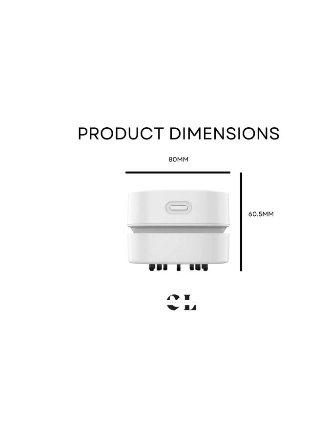 Mini Desktop Vacuum Cleaner - 200 ml 500Pa 360° Rotatable