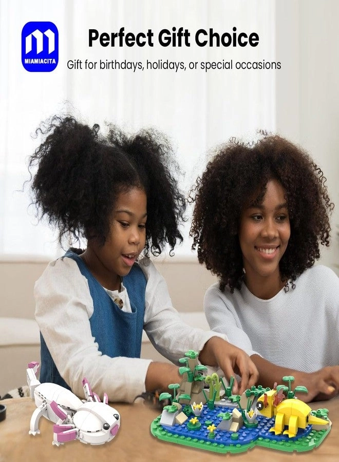 Axolotl - Toy Building Set Grass and River Scenery