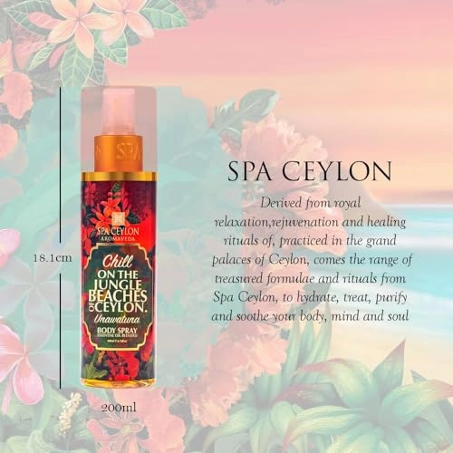 Arugam Bay Body Spray - 200 Microliters Grapefruit & Sandalwood