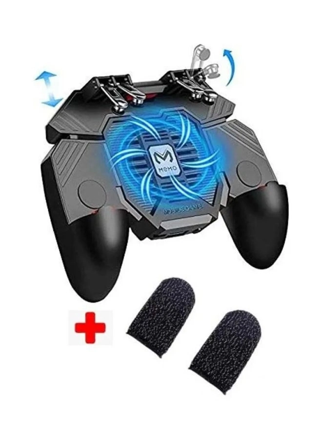 AK-77 - Black Fan + Finger Gloves - 1 Pair Touch Trigger