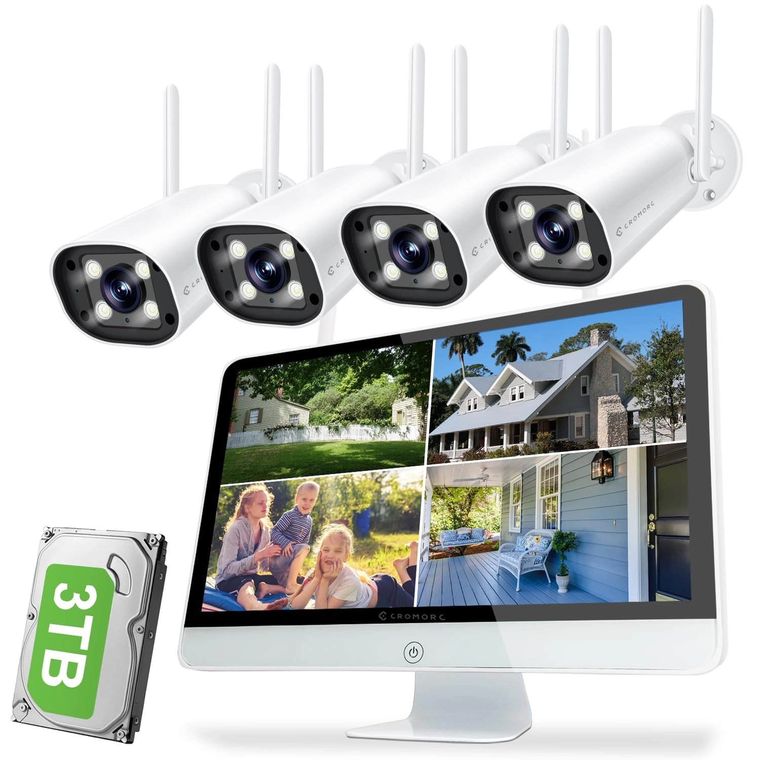 Cromorc CwssA2-2 - 4PCS 16CH 5MP