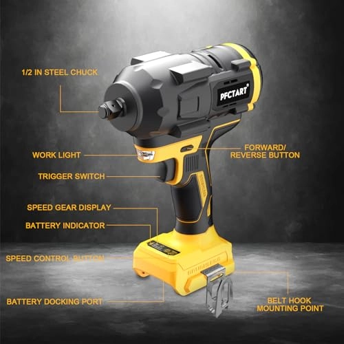 Impact Wrench - 1250 Newton Meters 1/2