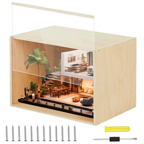Cinnvoice Diorama Box - pine wood with PET board