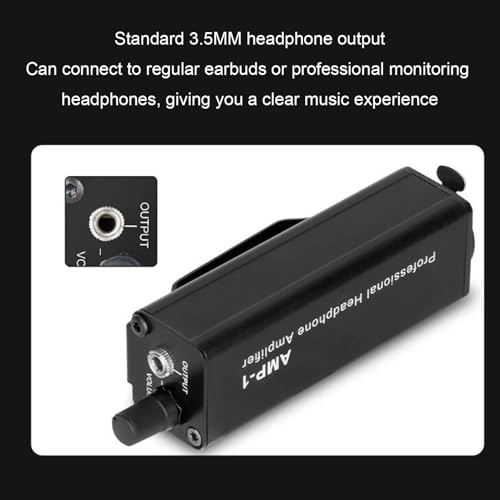 Headphone Amplifier - XLR to 3.5mm Independent Volume Control