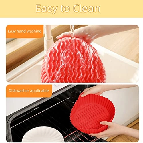 Air Fryer Liner - High Quality Silicone 3 Pack