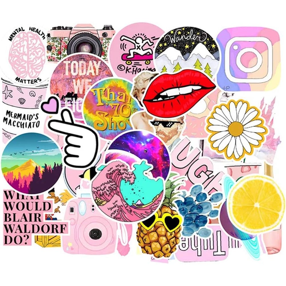 Cute Sticker Book Waterproof 103 pcs