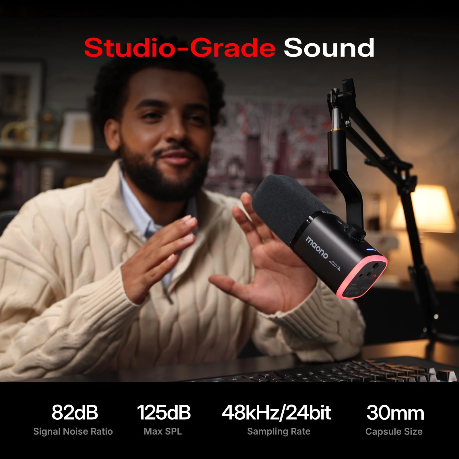 PD100W USB+Wireless Microphone