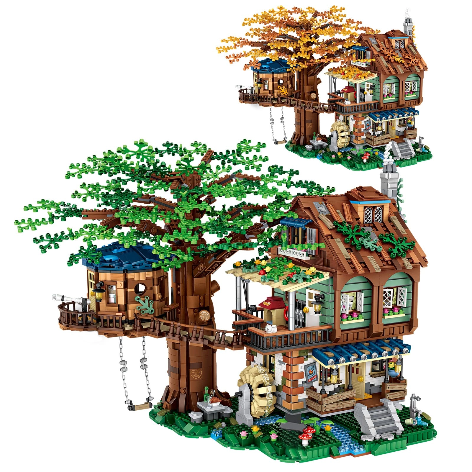 MZA STORES Idea Tree House - Model Building Toy Set Age 14+