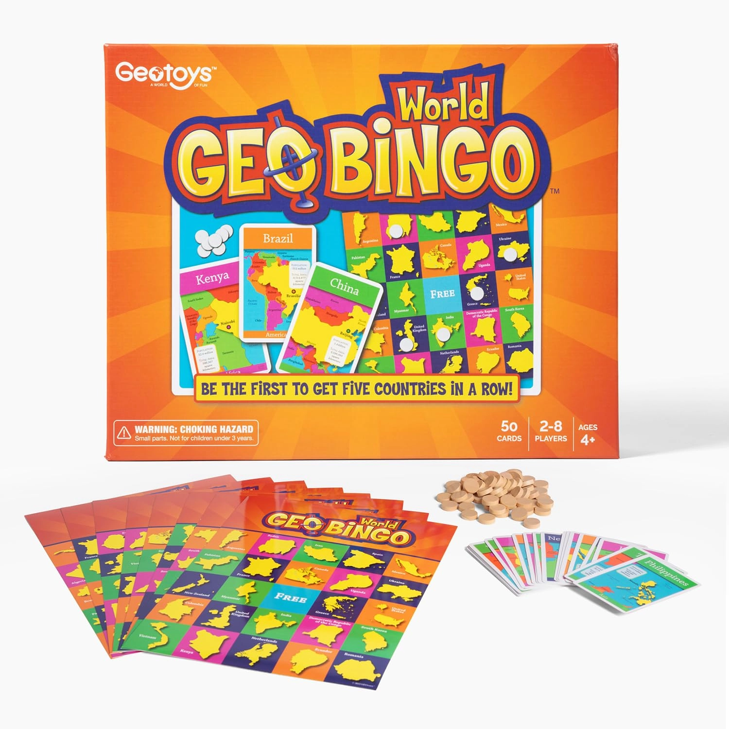 Geotoys GeoBingo - Ages 4 And Up