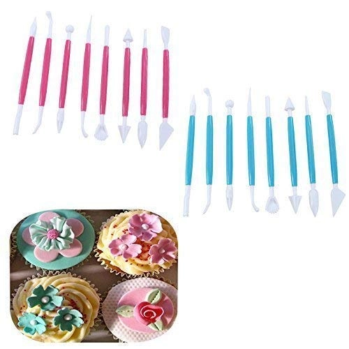 Plastic Carving Double Heads - Plastic 8 Pieces