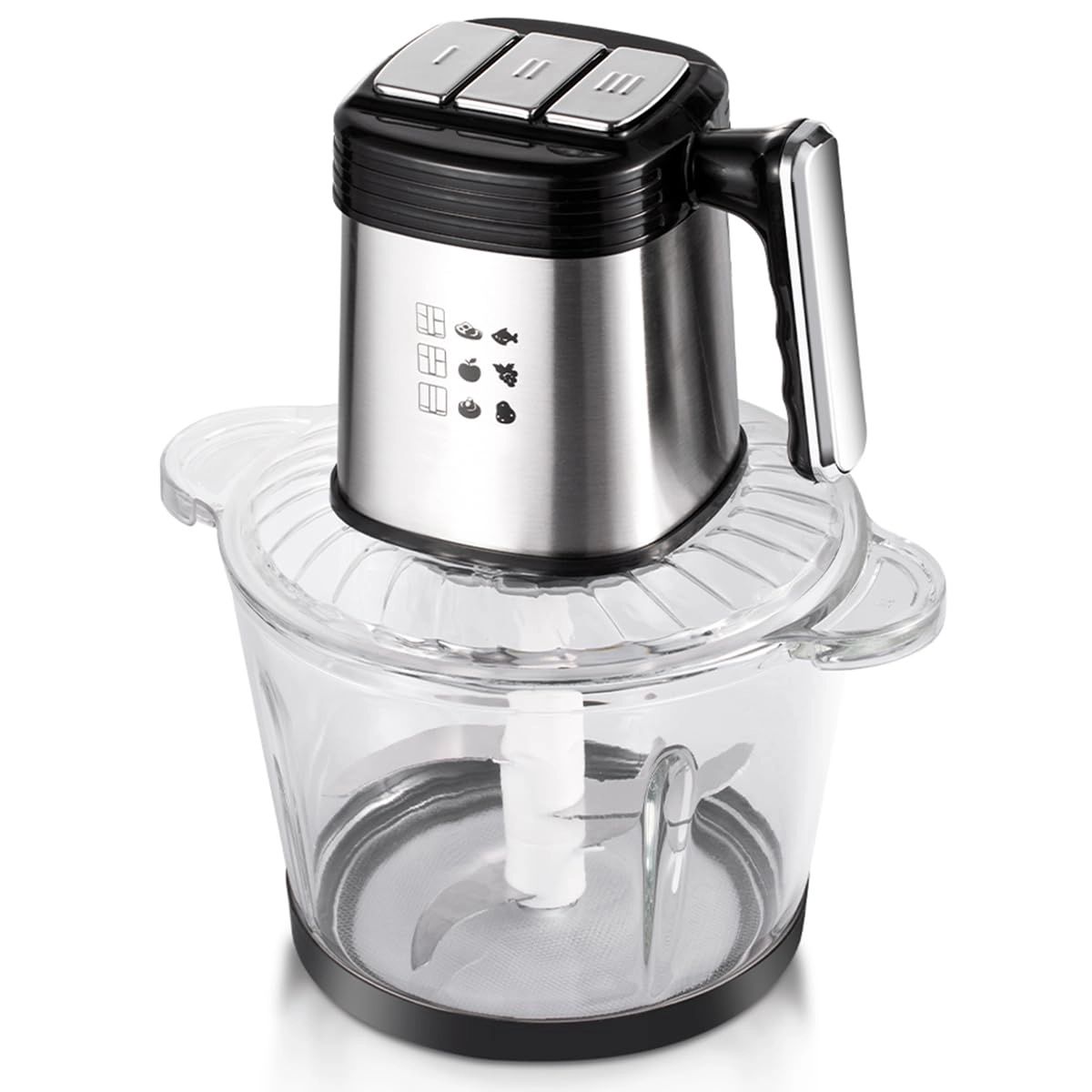 MOZZARE Electric Meat Grinder - 3.0L 300W 3-Speed