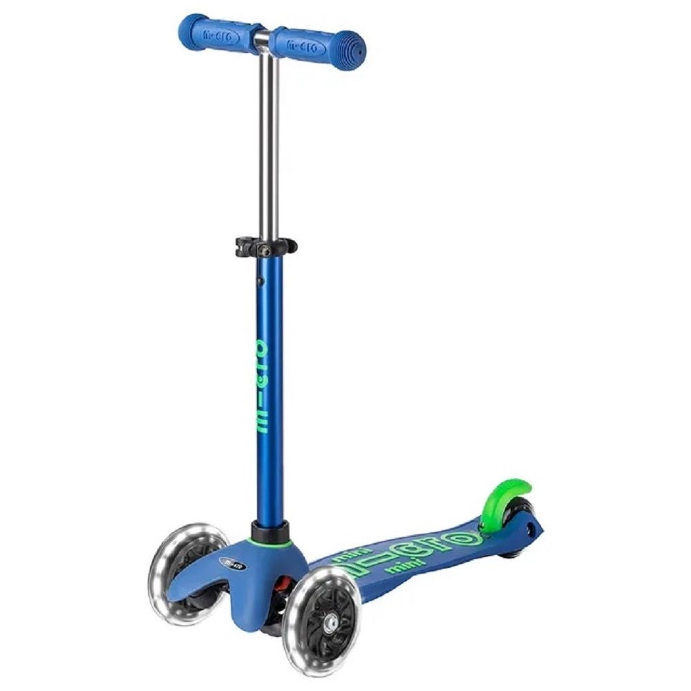 Mini Deluxe 3-Wheel Kick Scooter – 120/85 mm LED