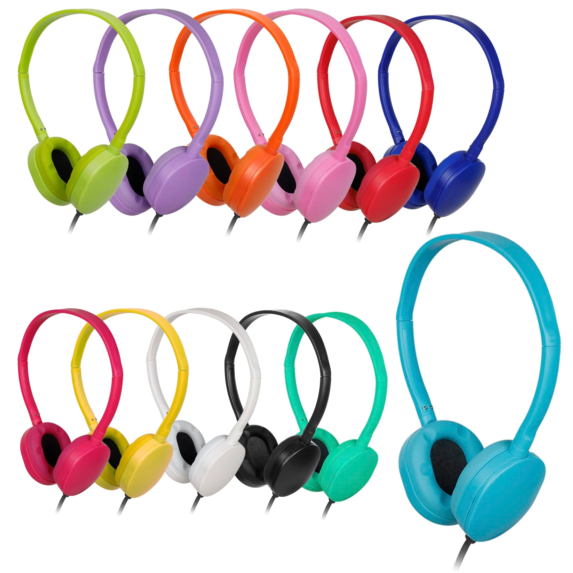 OSSZIT Kids Headphones Wired Headphone 24 Pack