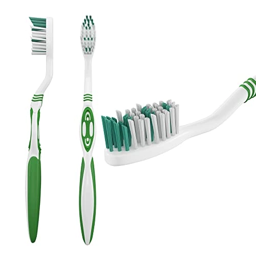 Anti-Plaque Action Toothbrush - Medium 4-Piece Pack