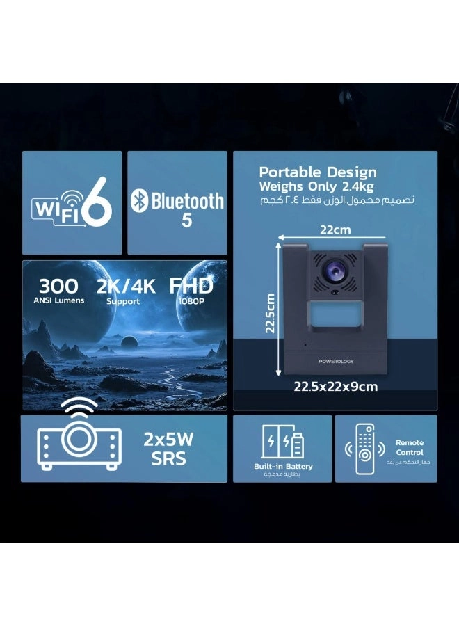 VisionArc PYM220CGY 300 ANSI Lumens