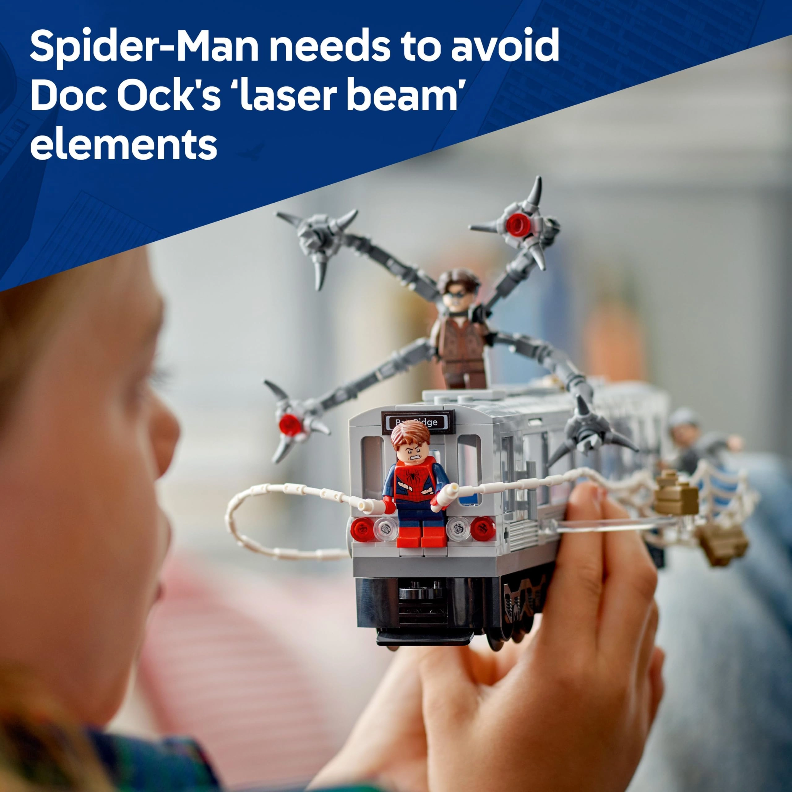 Marvel Spider-Man Vs. Doc Ock Subway Train Scene (76321)