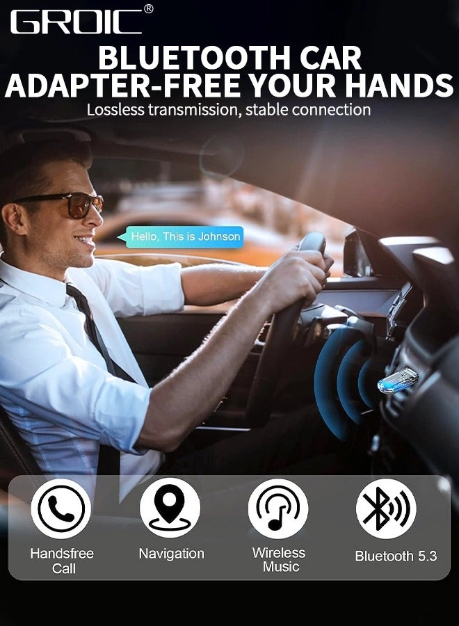 Bluetooth Car Adapter - V5.3 USB