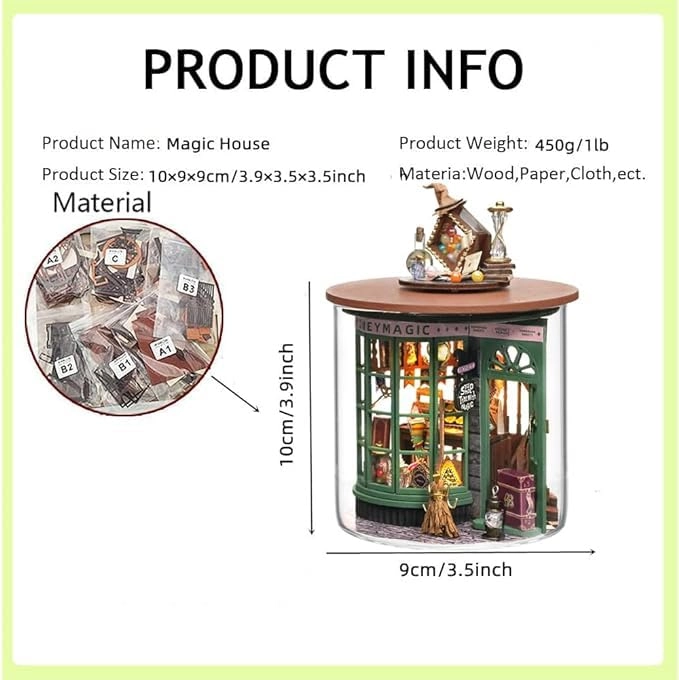 3D Wooden Puzzle Bookshelf Insert - Library of Books 1:24