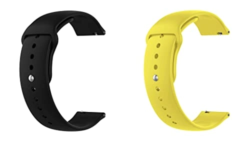2 Pack 20mm Silicone Watch Band for Sekonda Motion