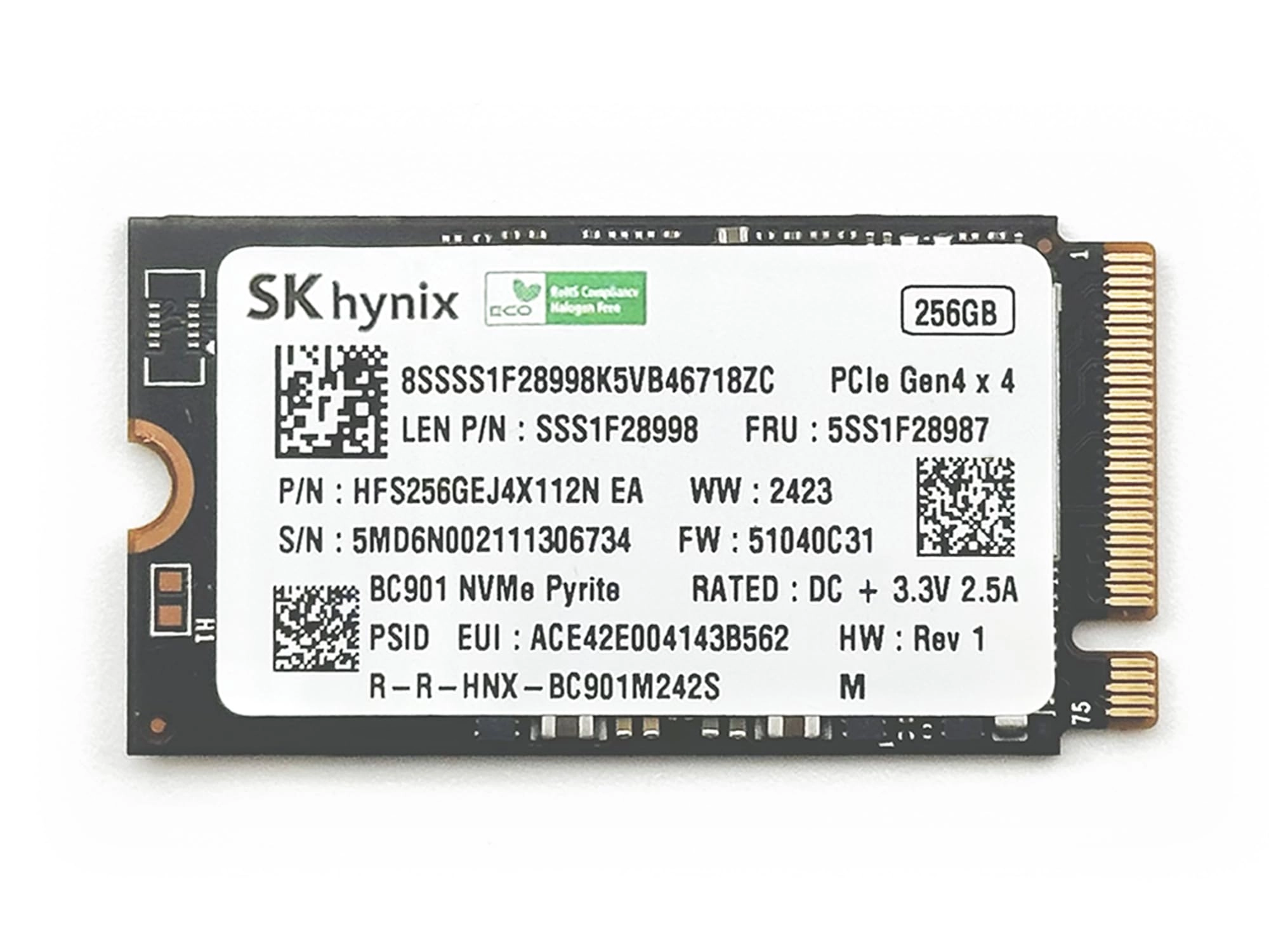 ElectroCookie SK OEM BC901 - 256GB 2242