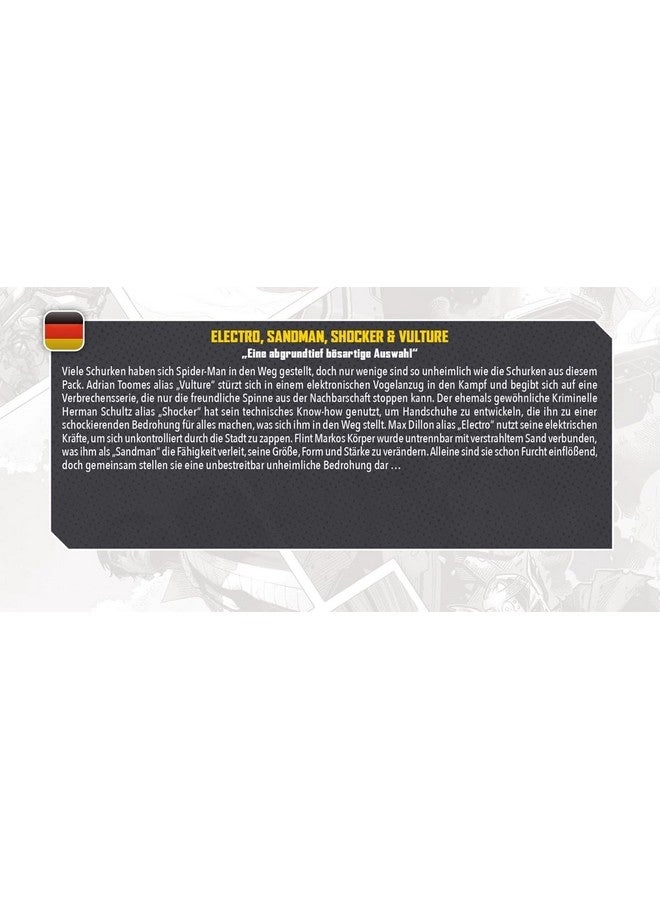 Marvel: Crisis Protocol: Electro & Sandman & Shocker & Vulture Character Pack