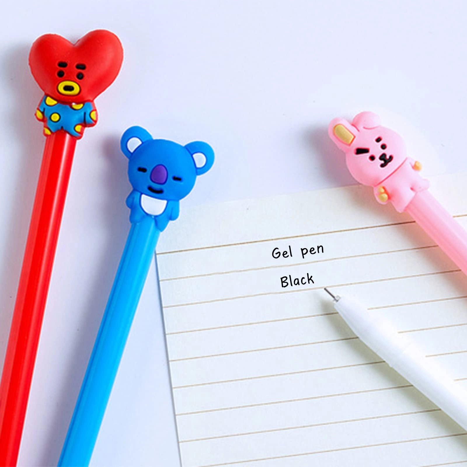 Animal Pattern Pens - 16 Pcs 0.5mm