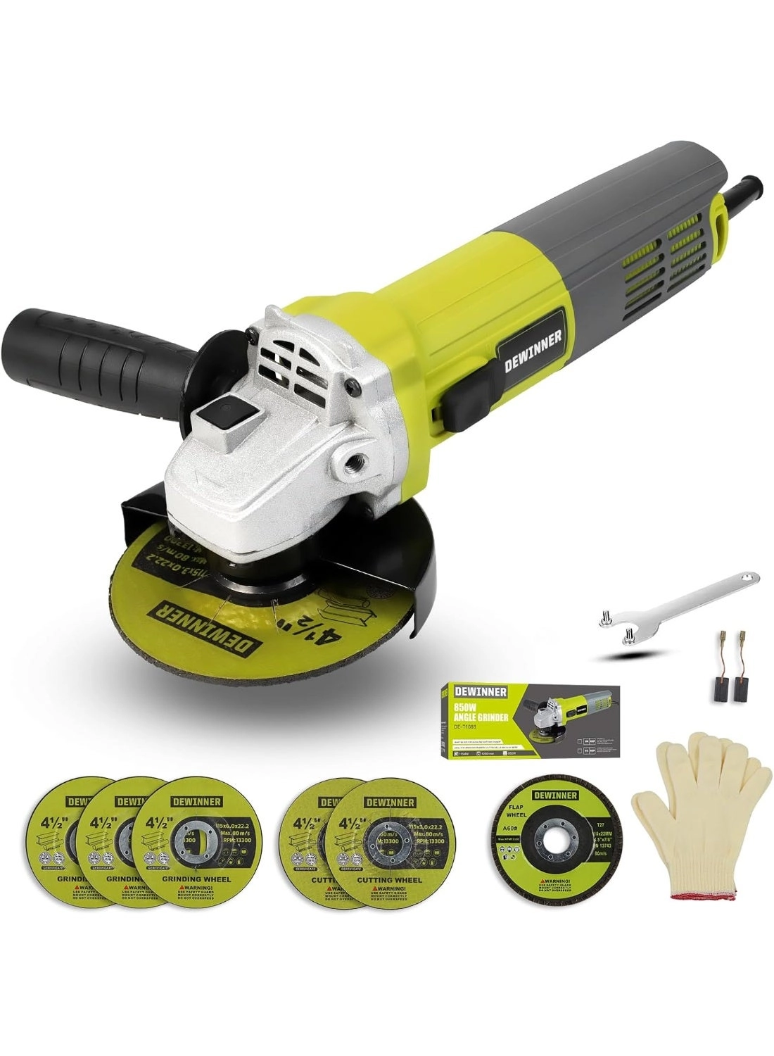 DEWINNER Angle Grinder - 115mm