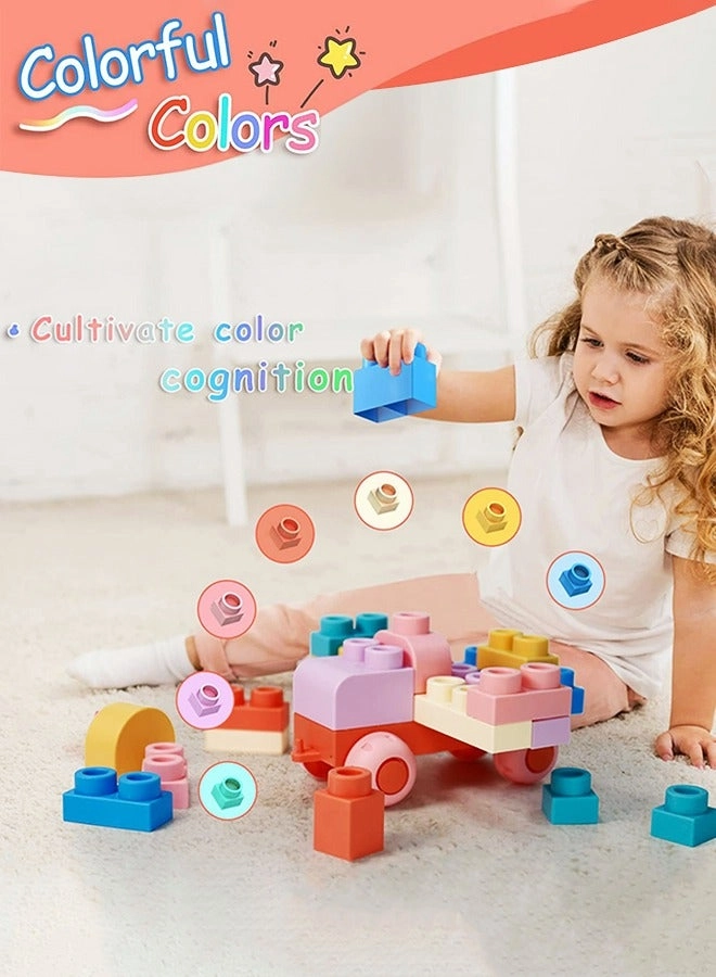 Construction Block Set - 50 pcs Building Blocks