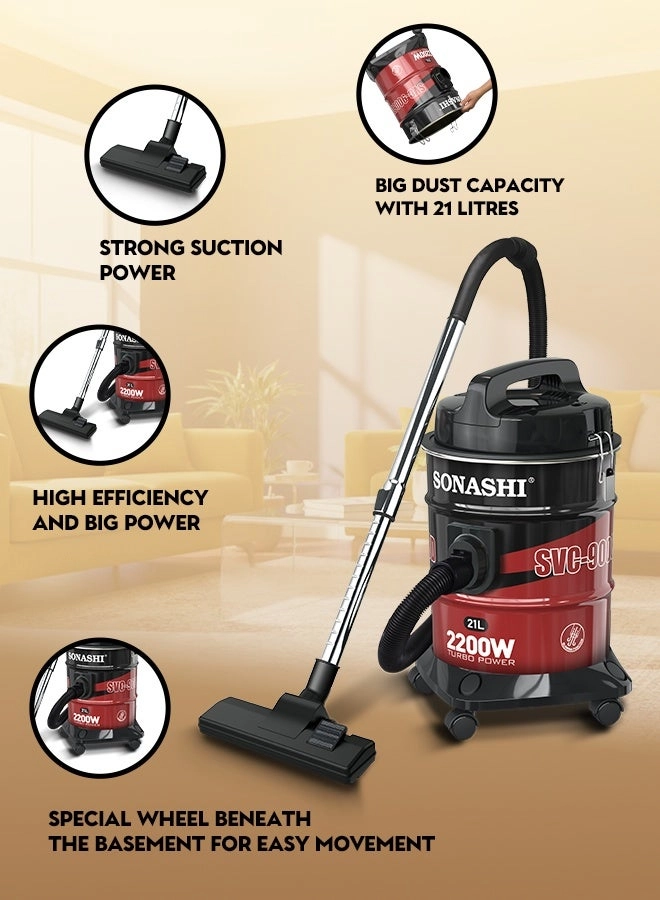 Drum Vacuum Cleaner (SVC-9008D)