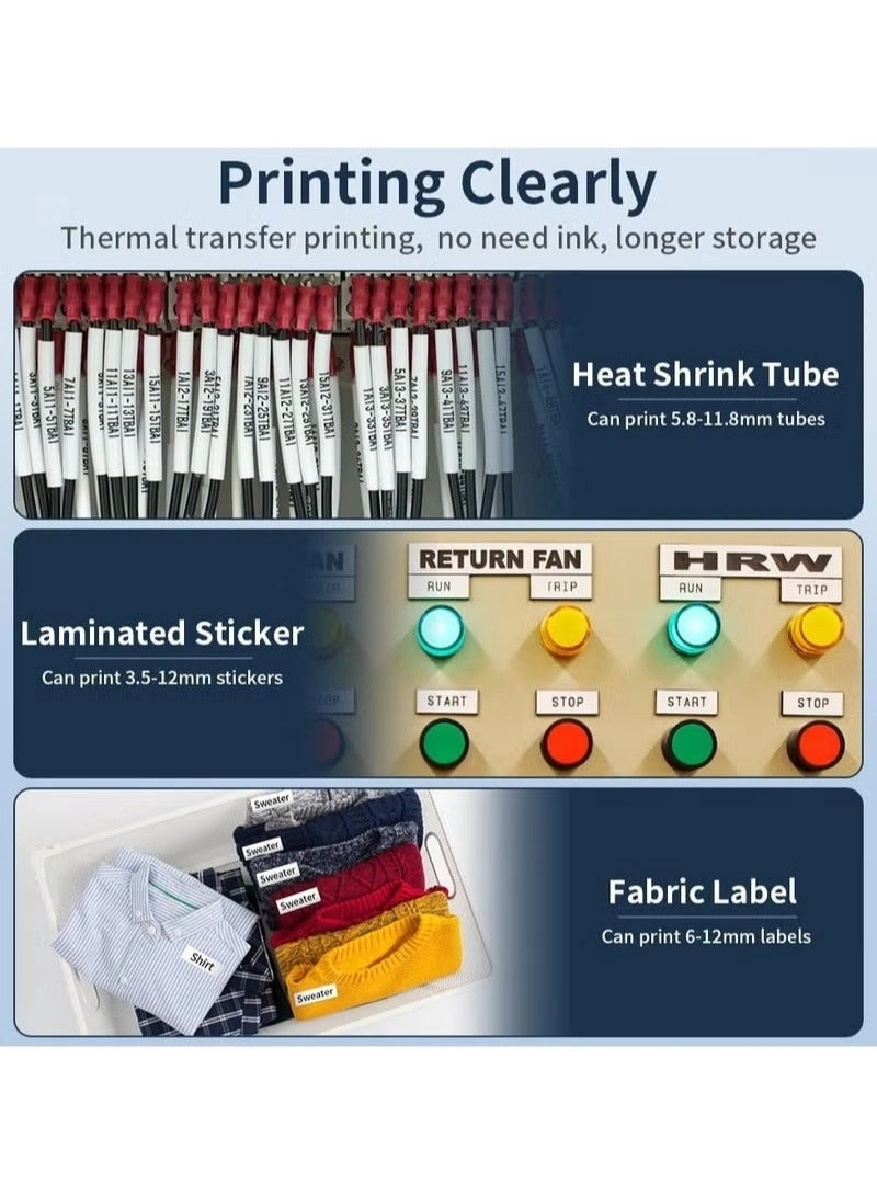 E1000 PRO - Thermal transfer 3.5mm|6mm|9mm|12mm