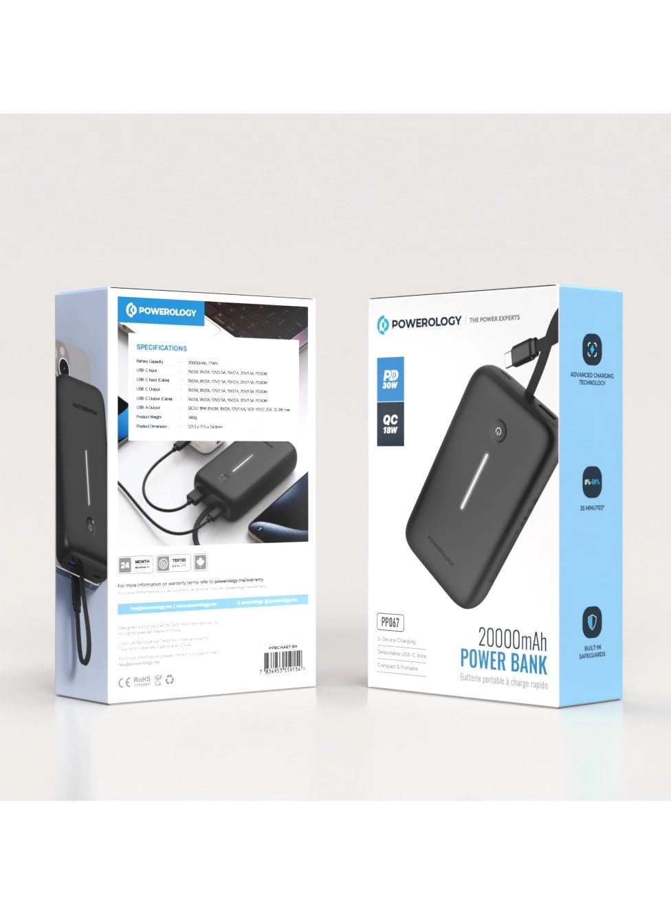 PPBCHA67-BK - 20000mAh PD30W