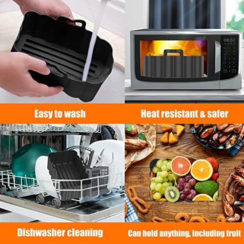 Air Fryer Silicone Pot - silicone 2 Pcs