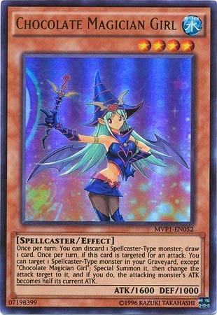 Konami YU-GI-OH! Chocolate Magician Girl MVP1-ENG52 - English 1st Edition