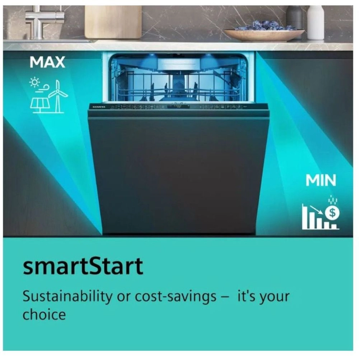 iQ300 SN23HC25MM Freestanding