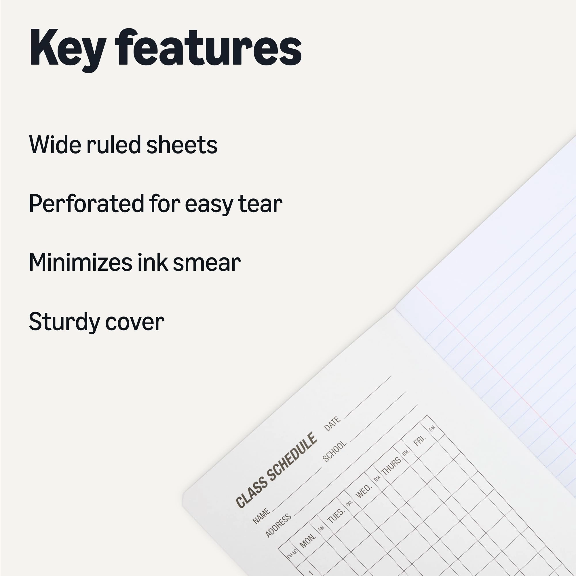 Composition Notebook - Lined 100 Sheets