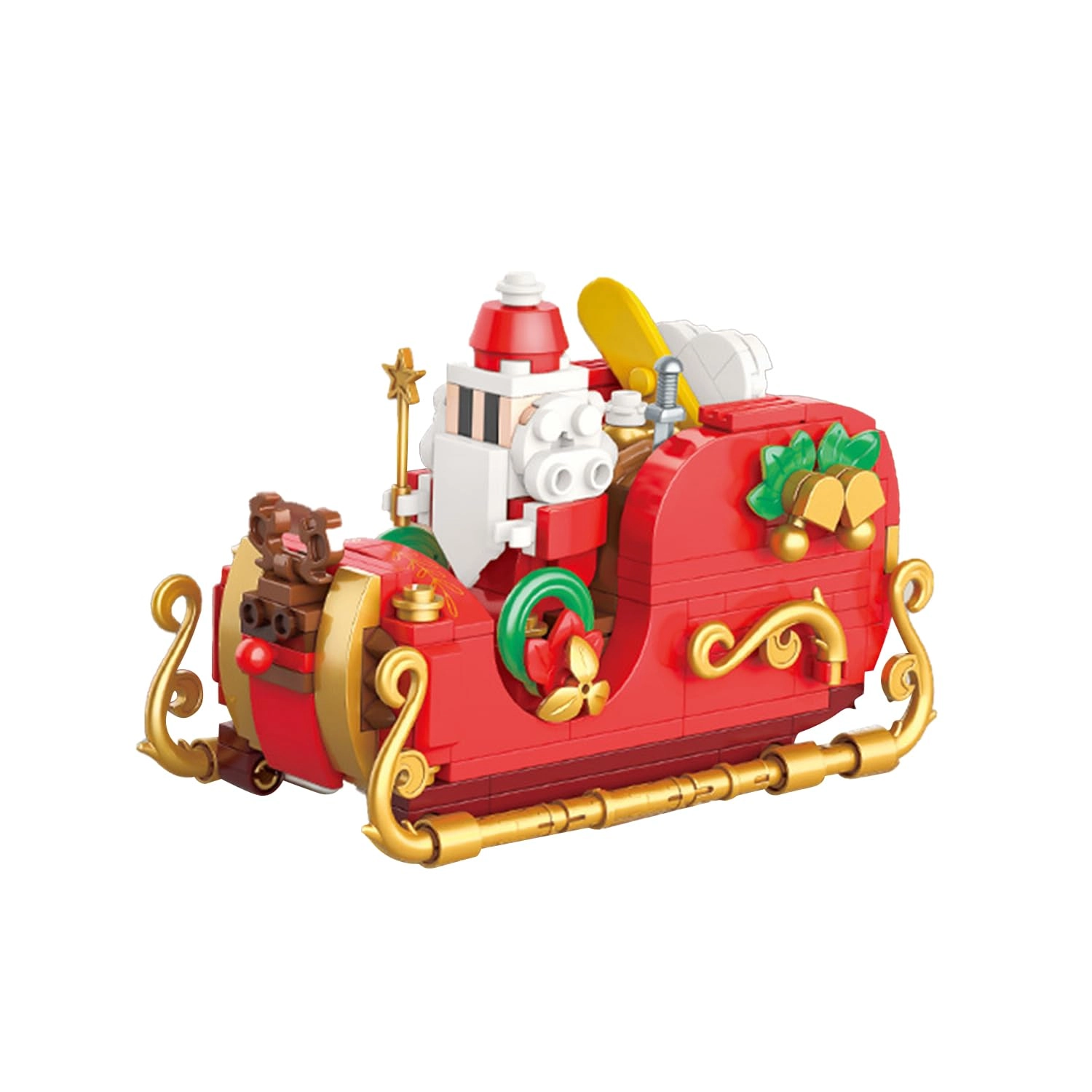 ZULYSTO Christmas Santa Sleigh - 239 pcs