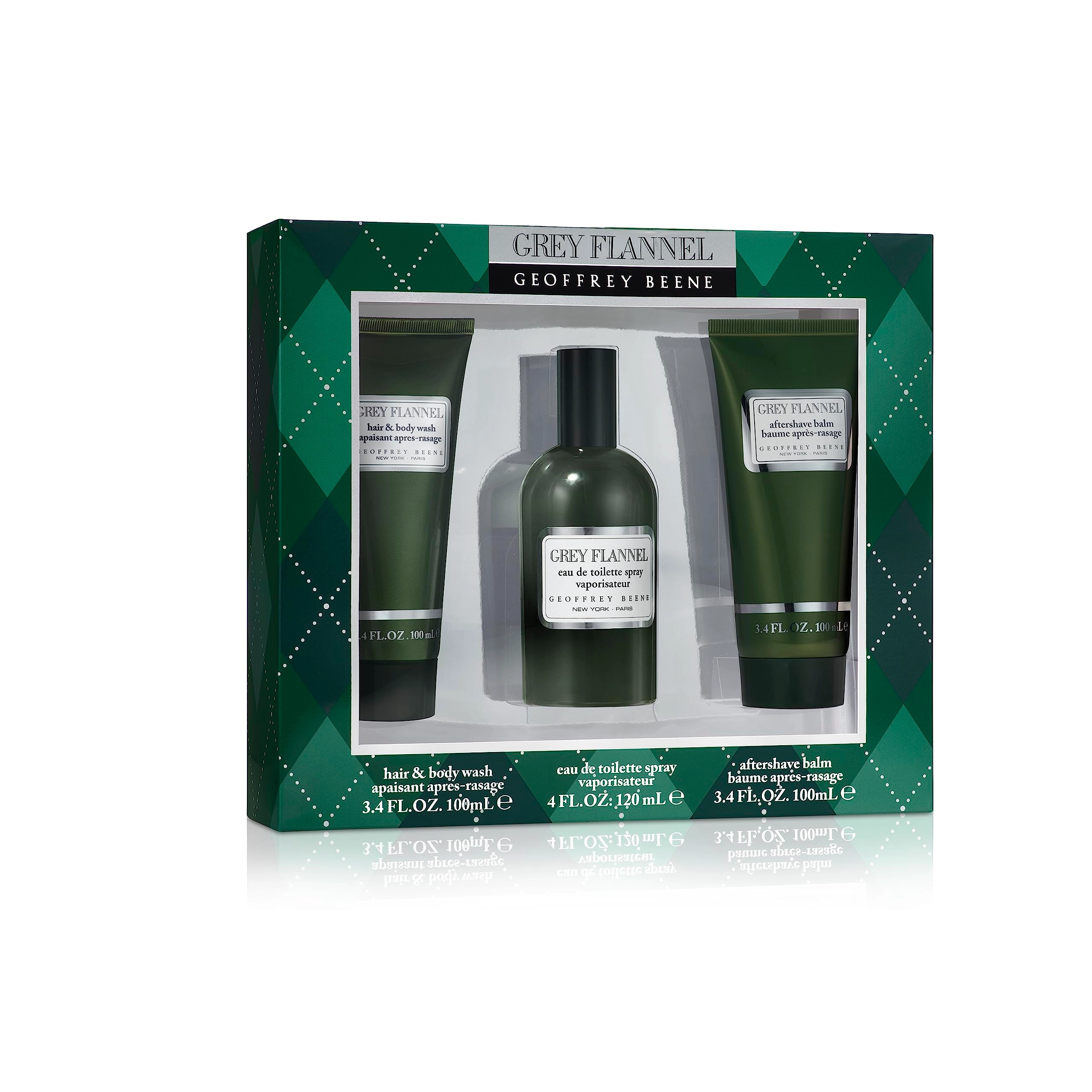 Geoffrey Beene Grey Flannel Eau de Toilette 120ml Gift Set
