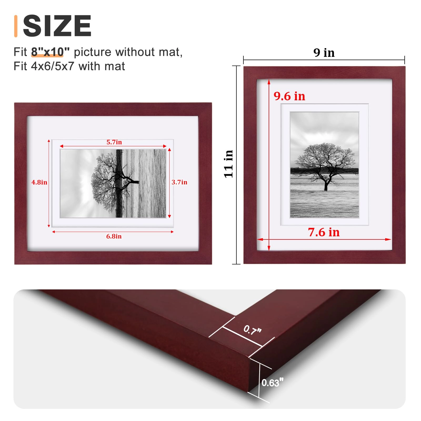 8x10 Picture Frames - 8x10 4