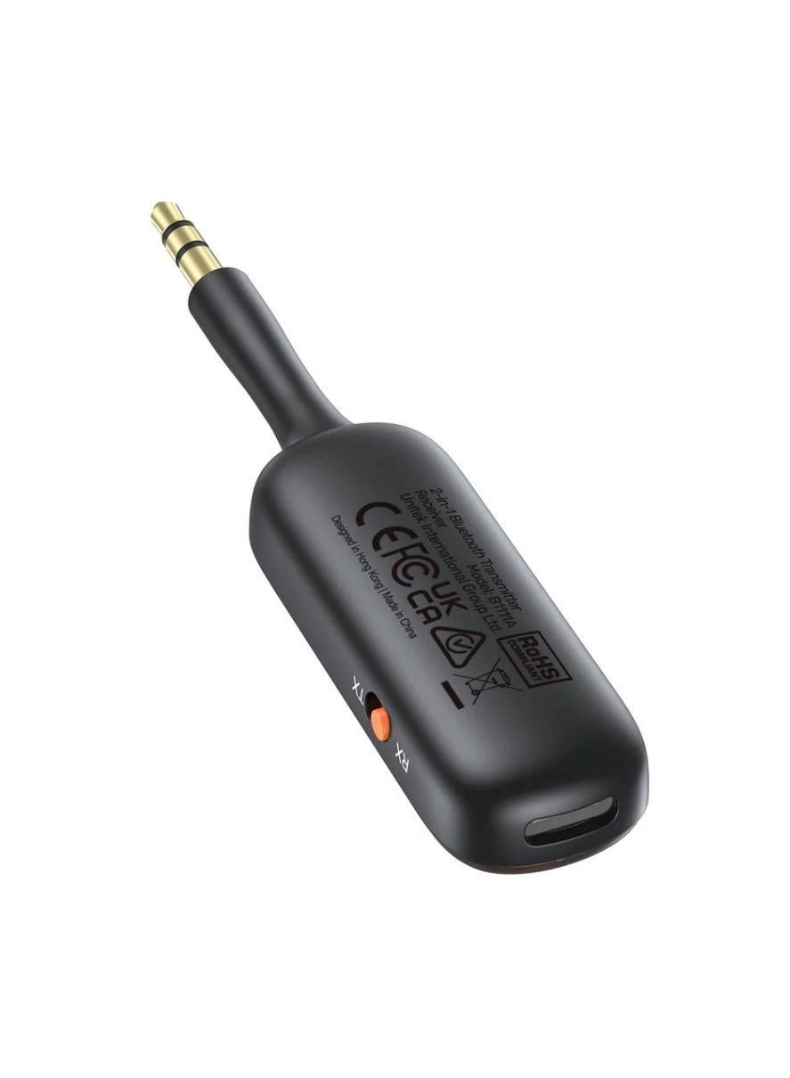 Bluetooth Transmitter Receiver - Bluetooth 5.0 Rechargeable battery